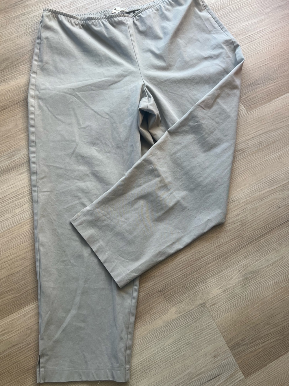 Eileen Fisher Organic Cotton Cropped Pants • XL